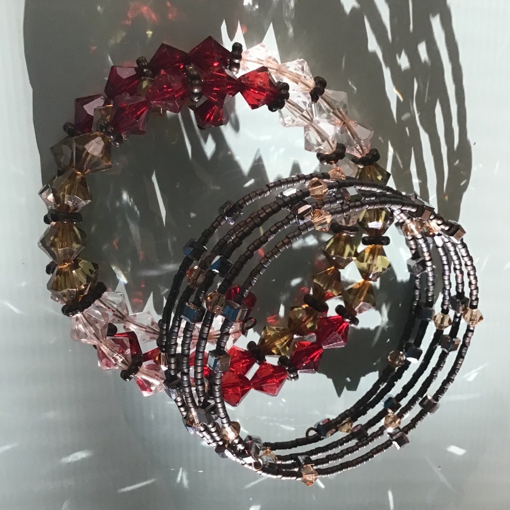 🇦🇷 2 wired shiny bracelets